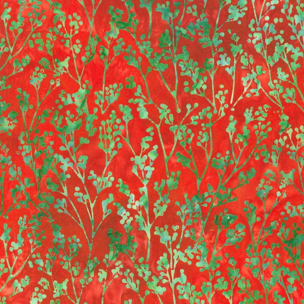 Robert Kaufman Fabrics SRK-23953-113 CRANBERRY From Artisan Batiks: Christmas Cheer