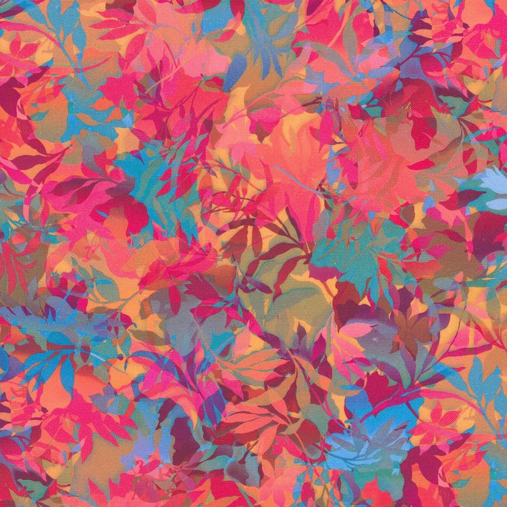 Robert Kaufman Fabrics SRKD-22688-143 CORAL From Artful Blooms