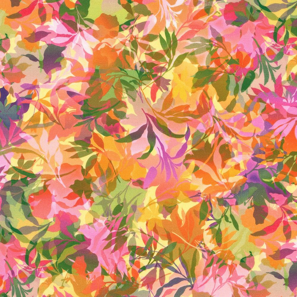 robert kaufman fabrics SRKD-22688-207 SUNRISE from Artful Blooms