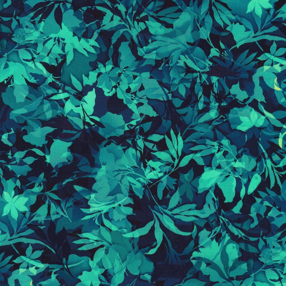 Robert Kaufman Fabrics SRKD-22688-213 TEAL From Artful Blooms