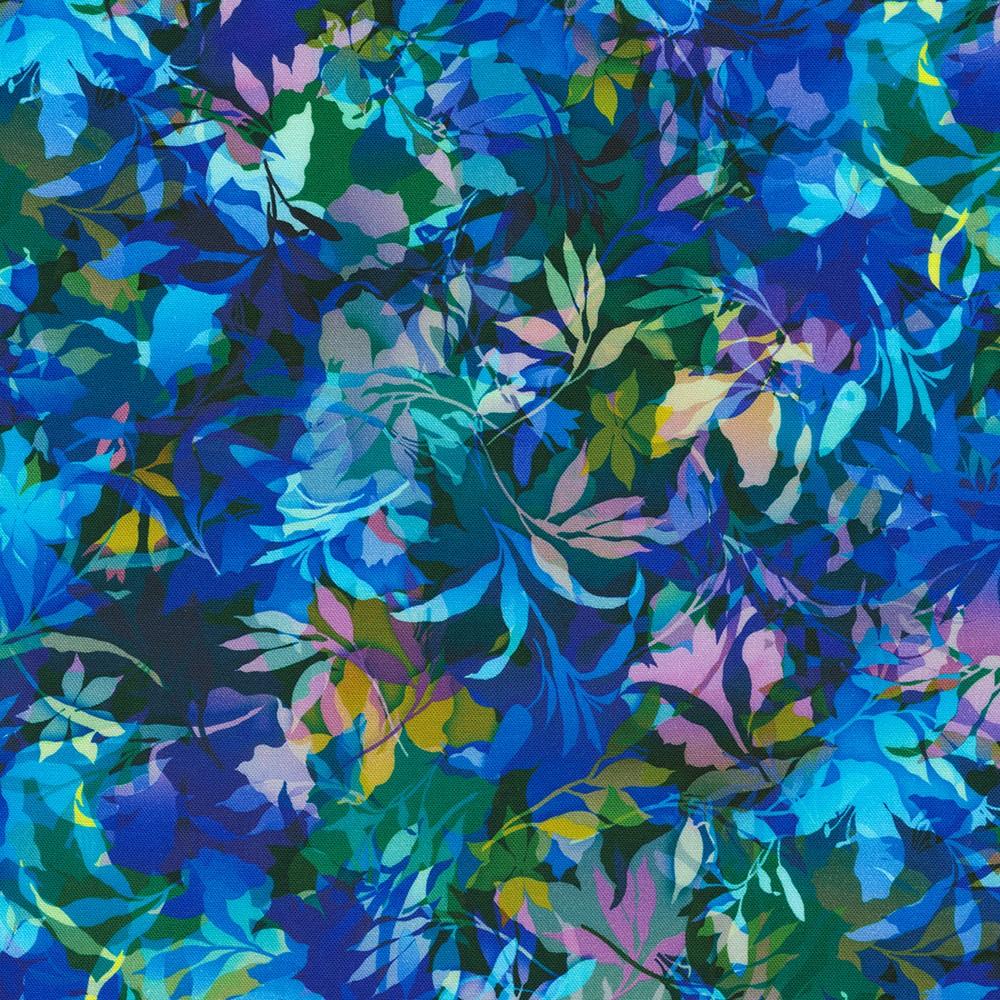 robert kaufman fabrics SRKD-22688-257 CARIBBEAN from Artful Blooms