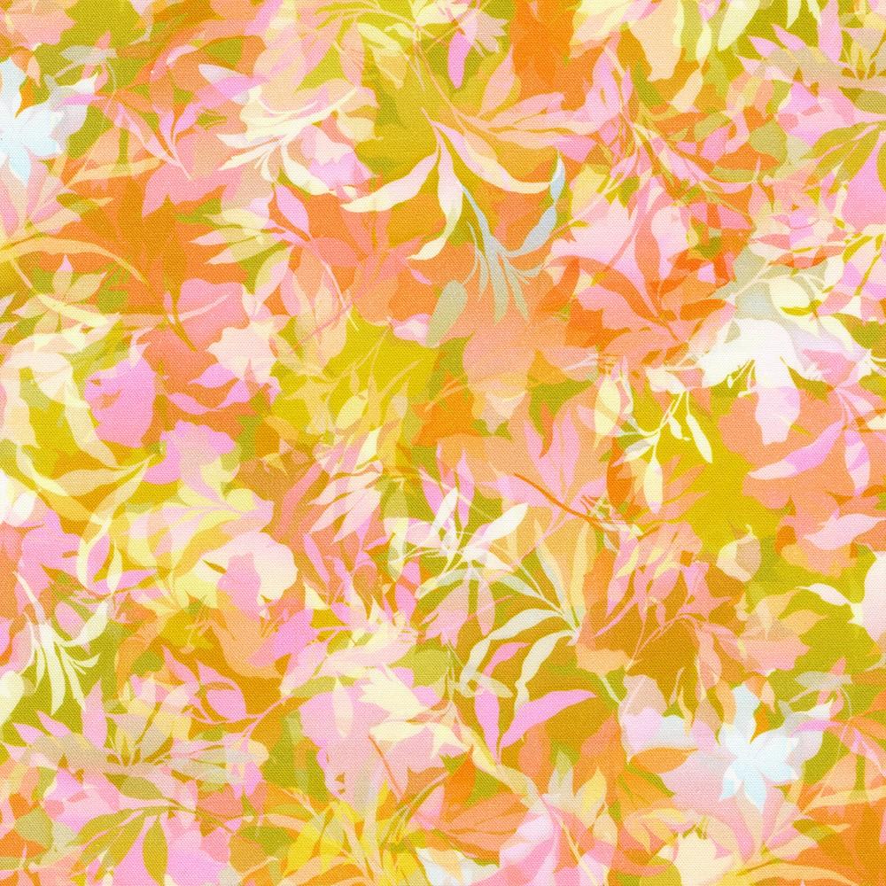 robert kaufman fabrics SRKD-22688-319 HONEYSUCKLE from Artful Blooms