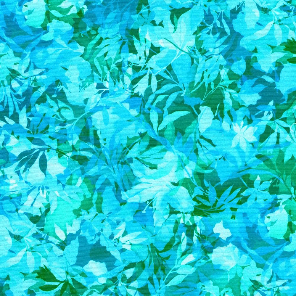 Robert Kaufman Fabrics SRKD-22688-333 SEA GLASS From Artful Blooms