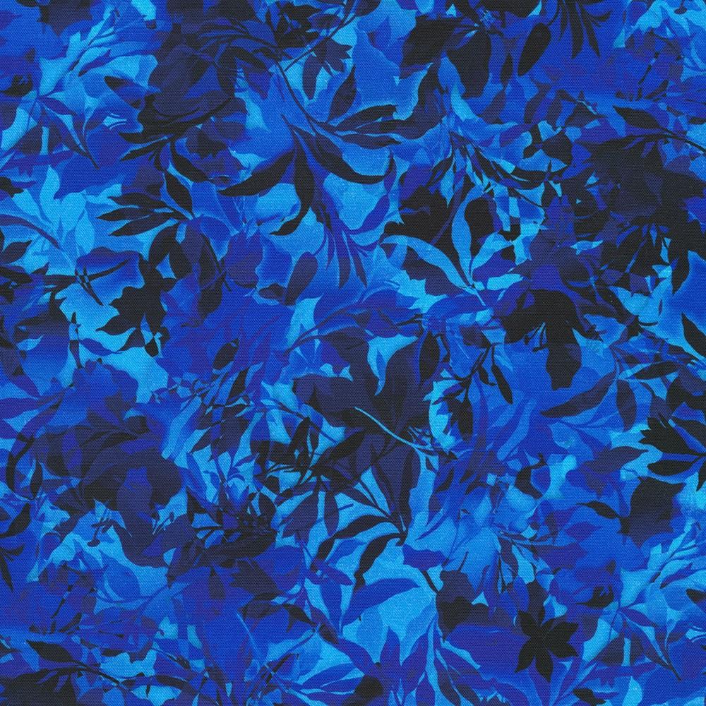 Robert Kaufman Fabrics SRKD-22688-74 SAPPHIRE From Artful Blooms