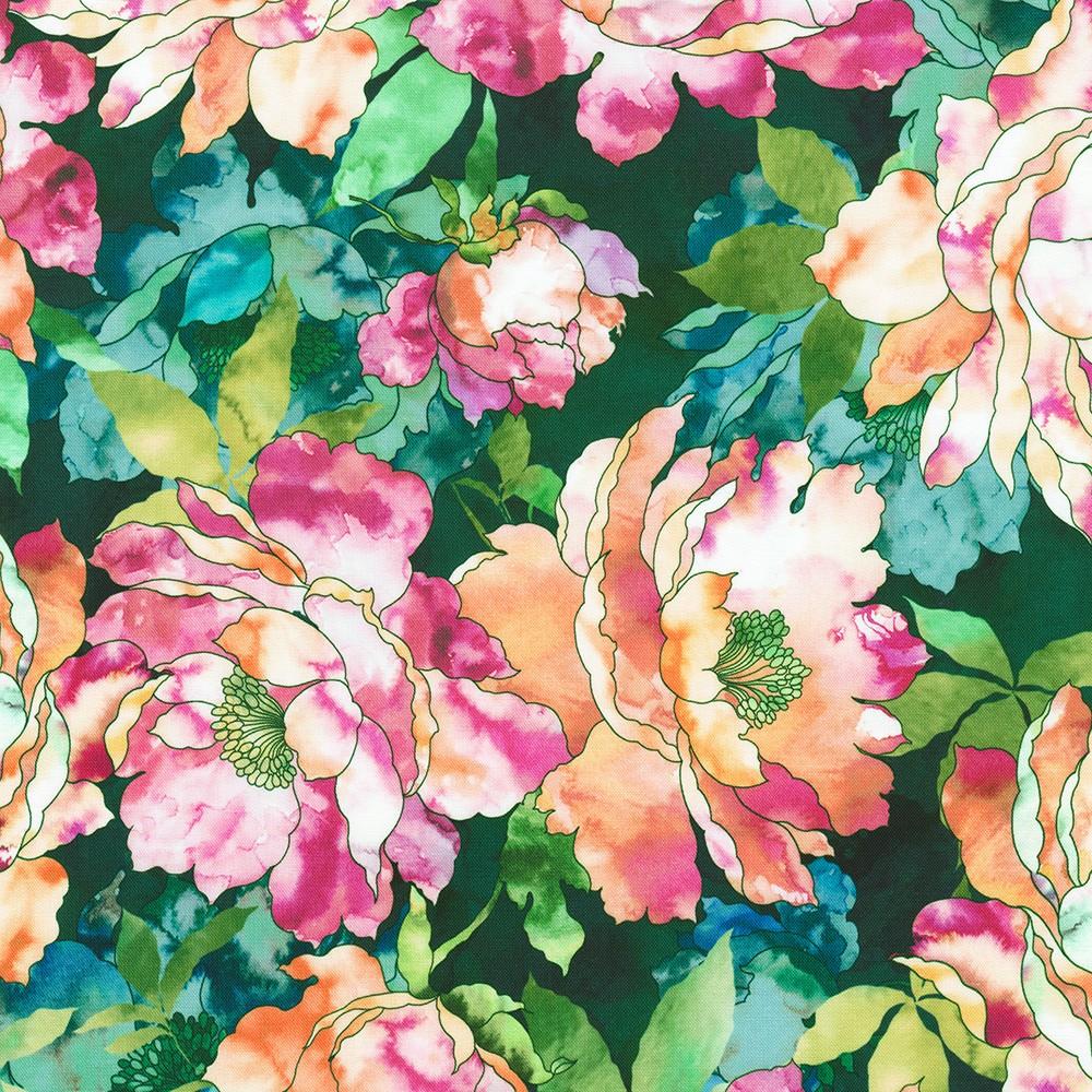 robert kaufman fabrics SRKD-23075-345 CYPRESS from Bella Blossoms