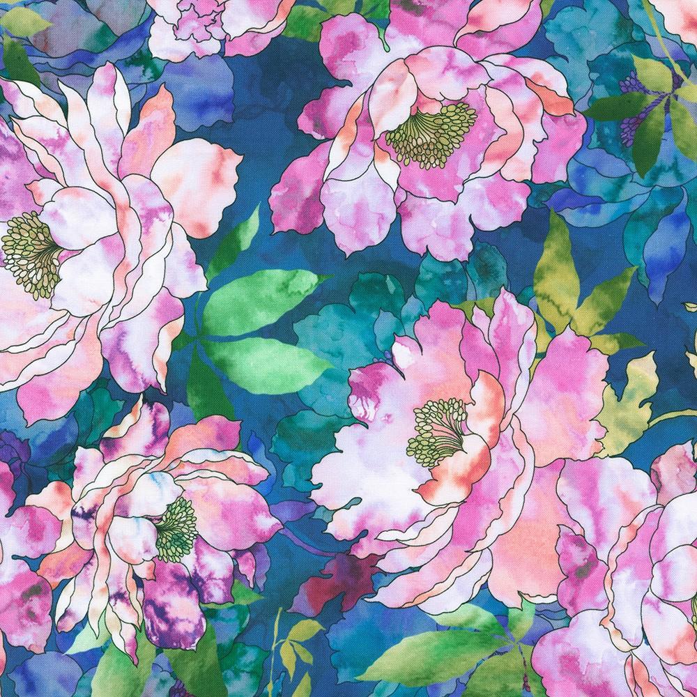 Robert Kaufman Fabrics SRKD-23075-470 HYDRANGEA From Bella Blossoms