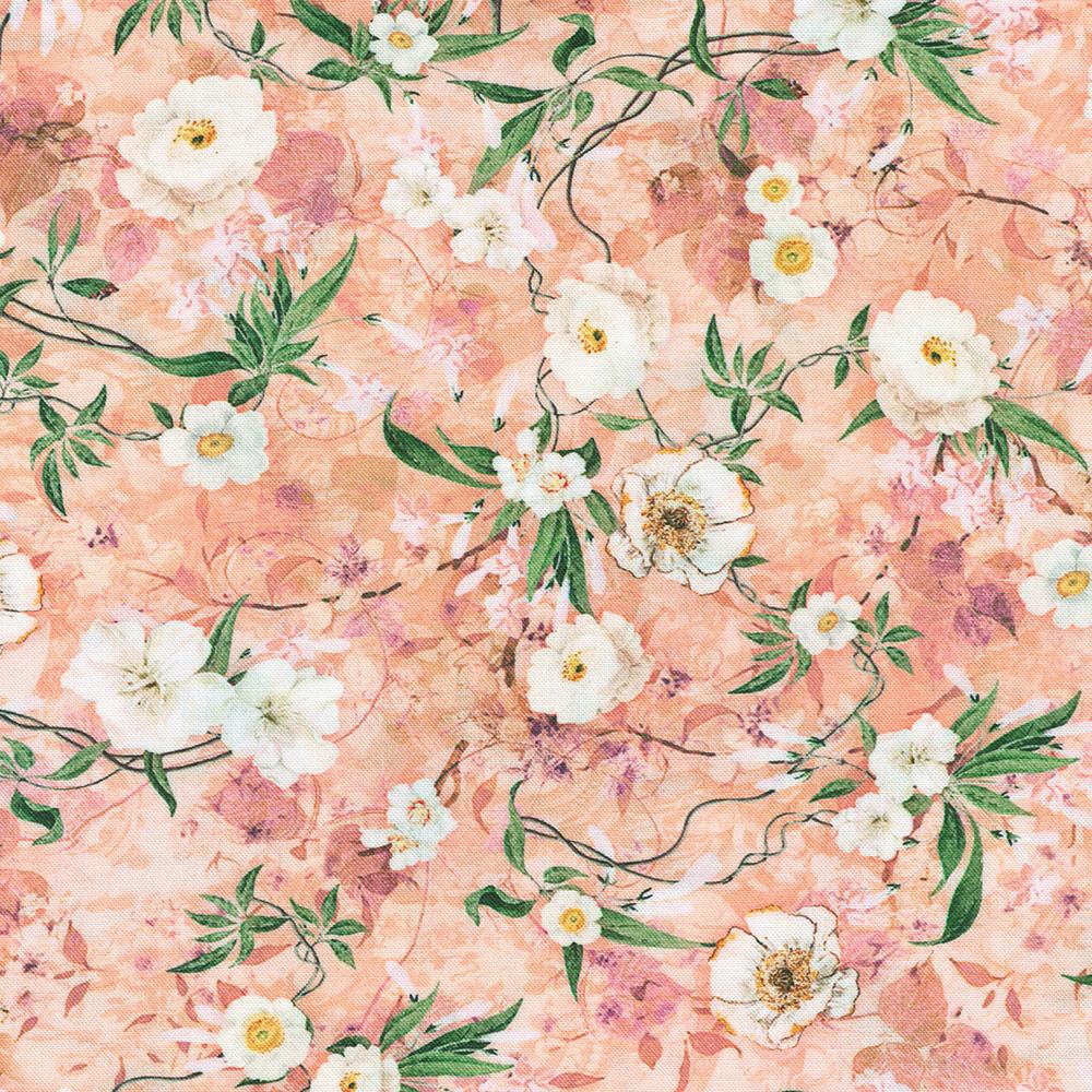 robert kaufman fabrics SRKD-23271-144 PEACH from Serene Dream