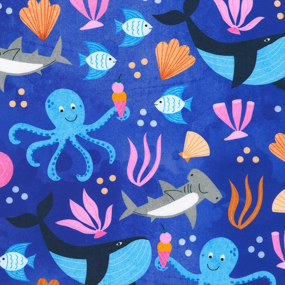 robert kaufman fabrics SRKD-23361-59 OCEAN from Sea Splash