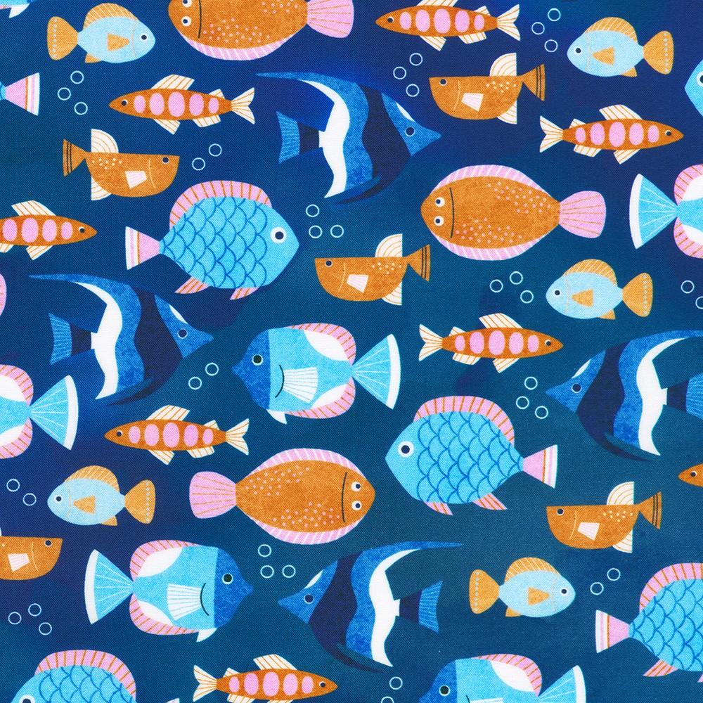 robert kaufman fabrics SRKD-23362-59 OCEAN from Sea Splash