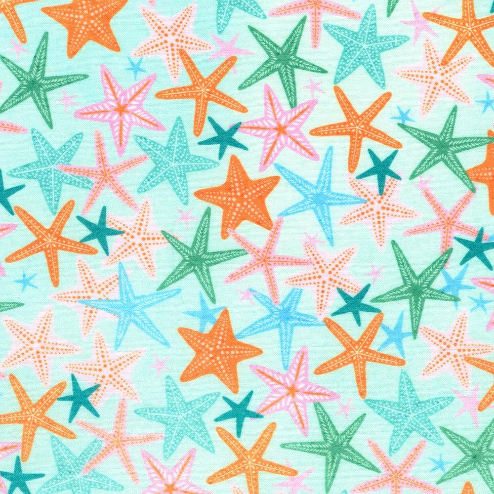 robert kaufman fabrics SRKD-23364-70 AQUA from Sea Splash