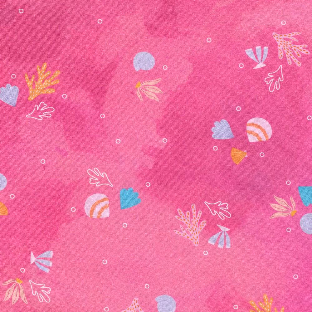 robert kaufman fabrics SRKD-23365-108 FUCHSIA from Sea Splash