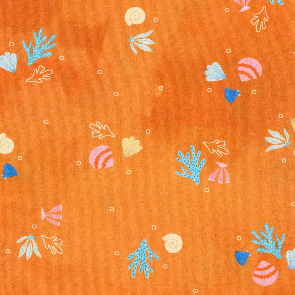 Robert Kaufman Fabrics SRKD-23365-8 ORANGE From Sea Splash