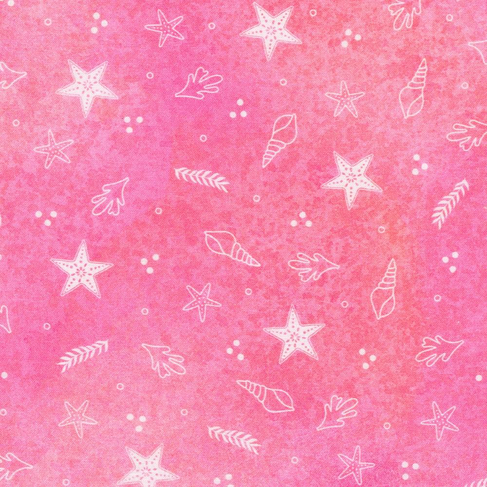 robert kaufman fabrics SRKD-23366-10 PINK from Sea Splash
