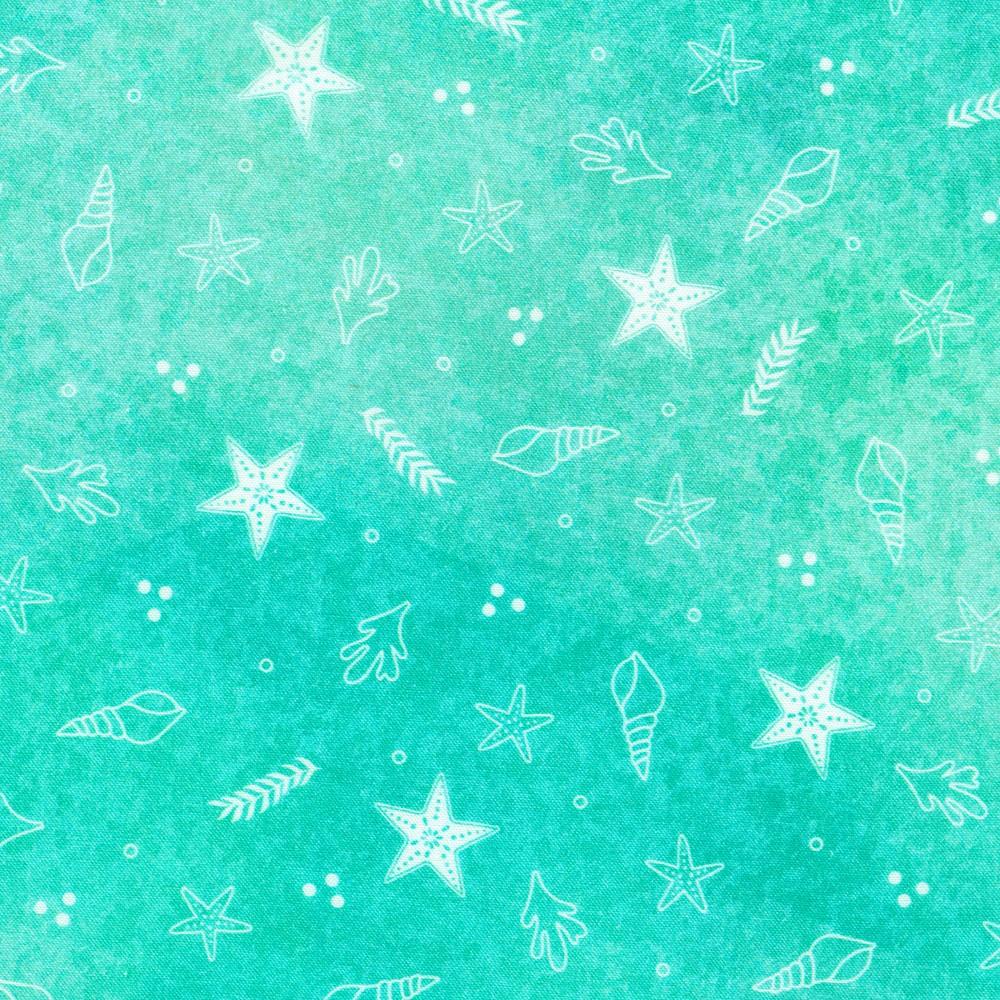 robert kaufman fabrics SRKD-23366-70 AQUA from Sea Splash