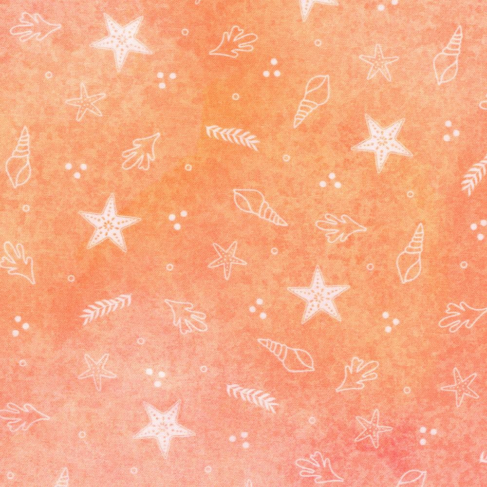 Robert Kaufman Fabrics SRKD-23366-8 ORANGE From Sea Splash