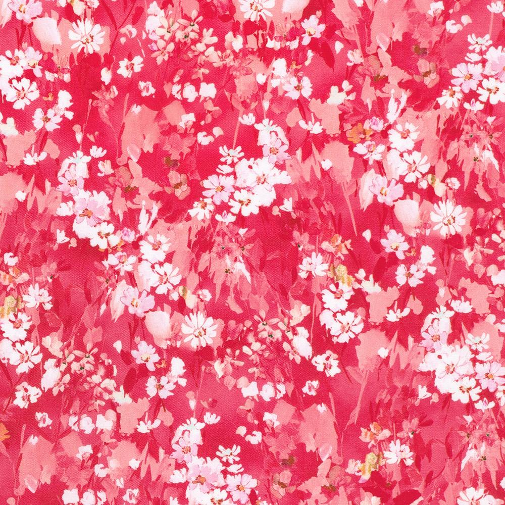 Robert Kaufman Fabrics SRKD-23402-106 BLOSSOM From Painterly Petals-Valley