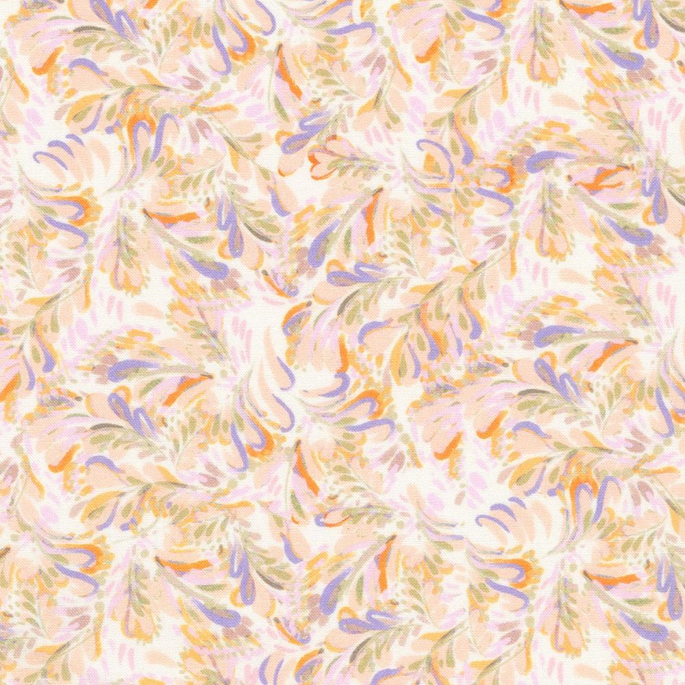 robert kaufman fabrics SRKD-23404-318 PINK NECTAR from Painterly Petals-Valley