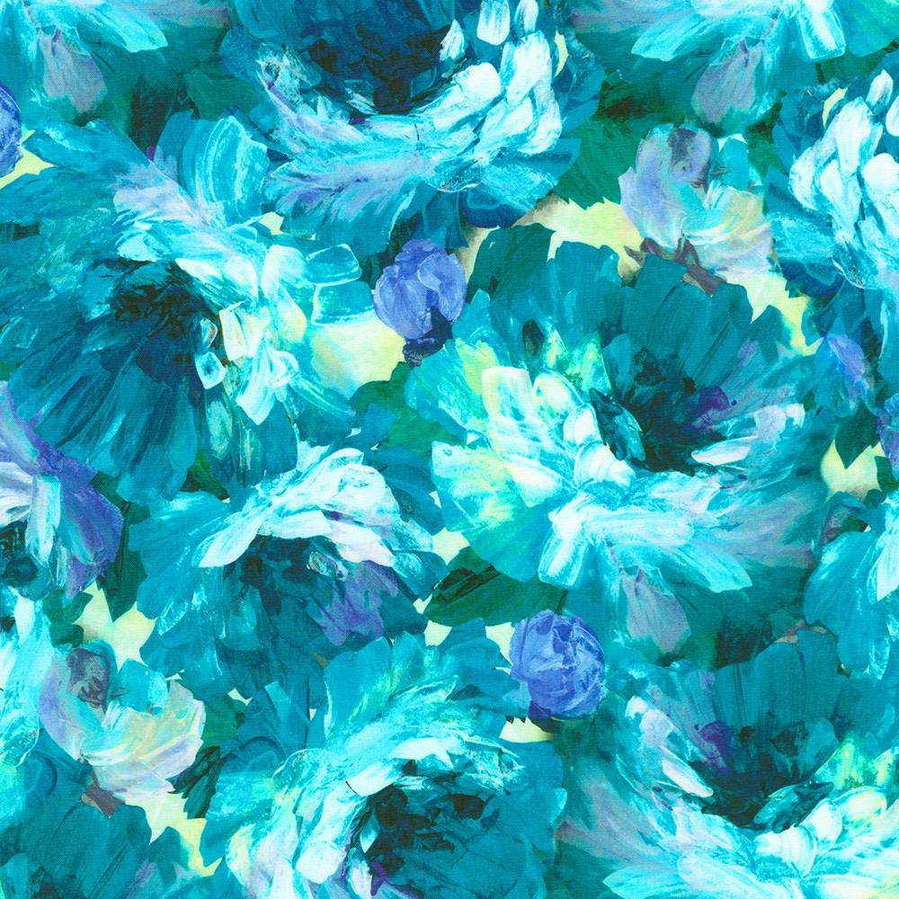 Robert Kaufman Fabrics SRKD-23409-364 ASTRAL From Painterly Petals-Valley