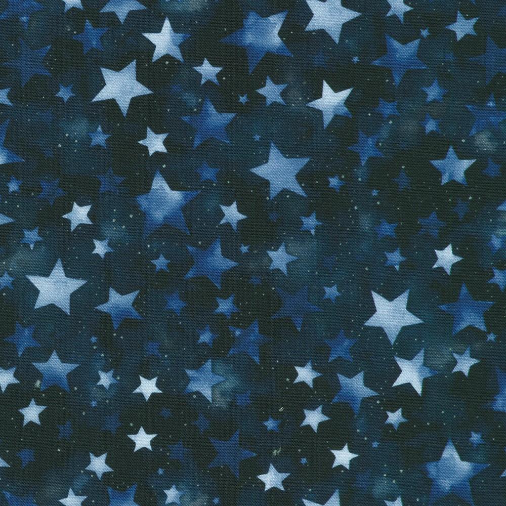 robert kaufman fabrics SRKD-23427-4 BLUE from Stars and Stripes