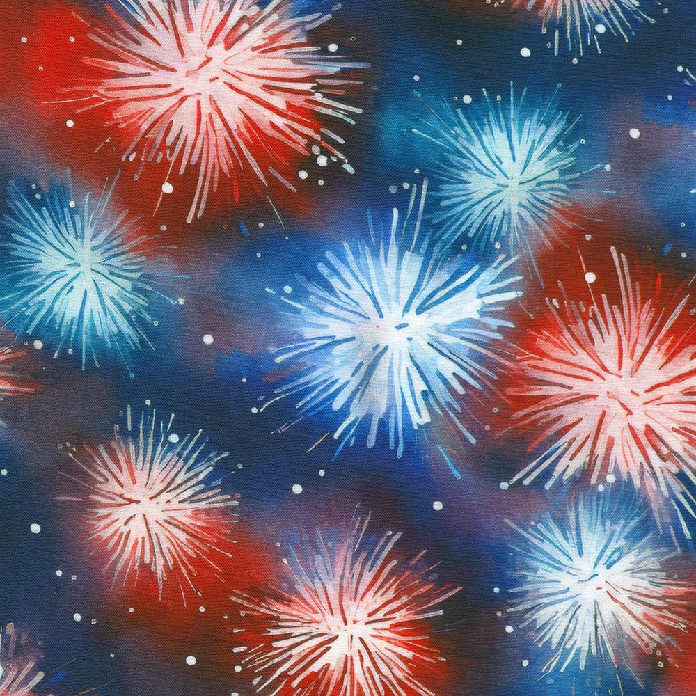 robert kaufman fabrics SRKD-23428-203 CELEBRATION from Stars and Stripes