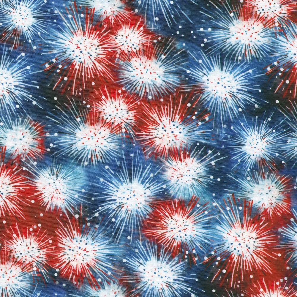 robert kaufman fabrics SRKD-23429-203 CELEBRATION from Stars and Stripes