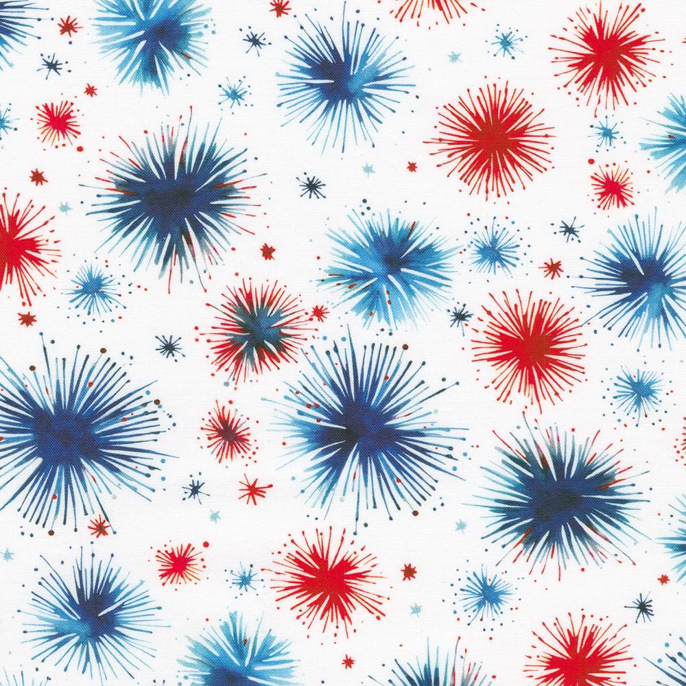 robert kaufman fabrics SRKD-23432-203 CELEBRATION from Stars and Stripes