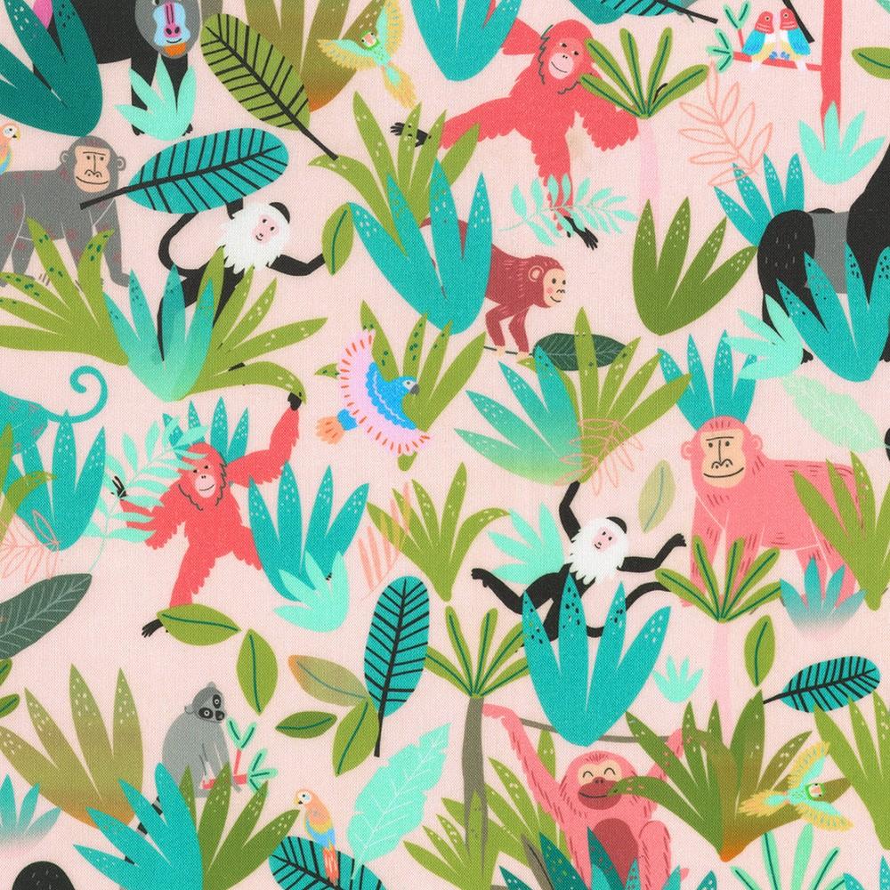 robert kaufman fabrics SRKD-23454-445 HUMMINGBIRD from Treetop Jungle