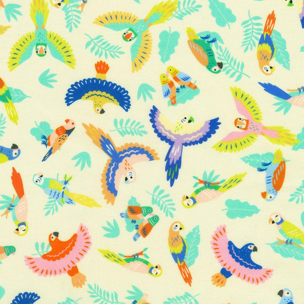 robert kaufman fabrics SRKD-23455-153 SAND from Treetop Jungle