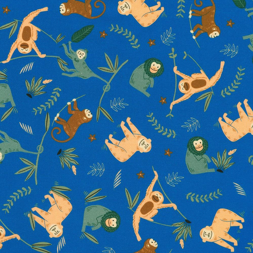 robert kaufman fabrics SRKD-23456-60 PACIFIC from Treetop Jungle