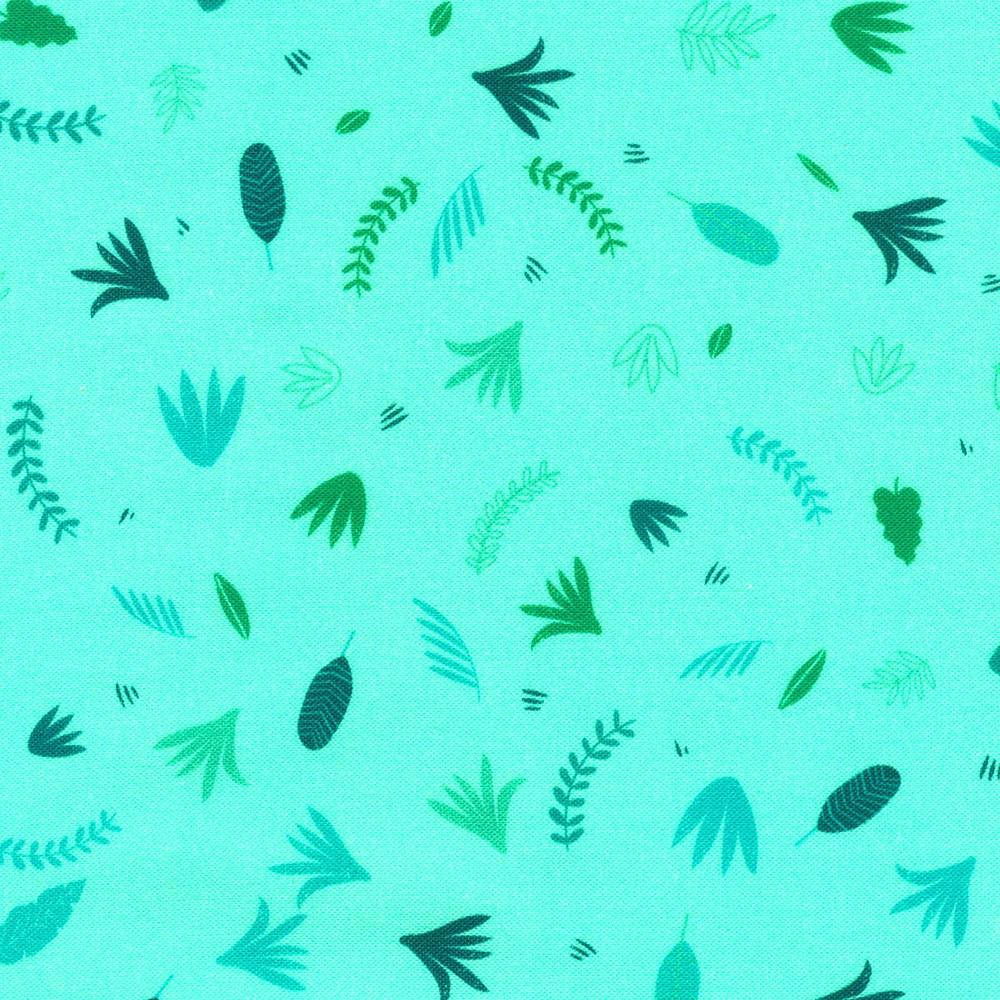 robert kaufman fabrics SRKD-23459-333 SEA GLASS from Treetop Jungle