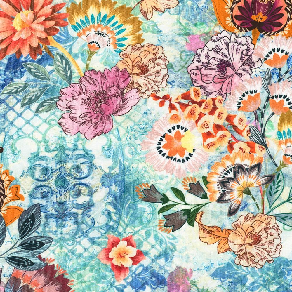 Robert Kaufman Fabrics SRKD-23486-375 SPROUT From Baroque Bloom