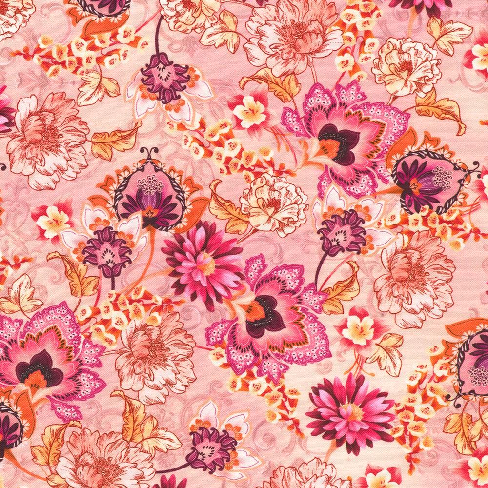robert kaufman fabrics SRKD-23488-107 PETAL from Baroque Bloom