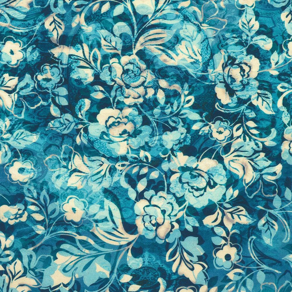 robert kaufman fabrics SRKD-23489-75 DELFT from Baroque Bloom