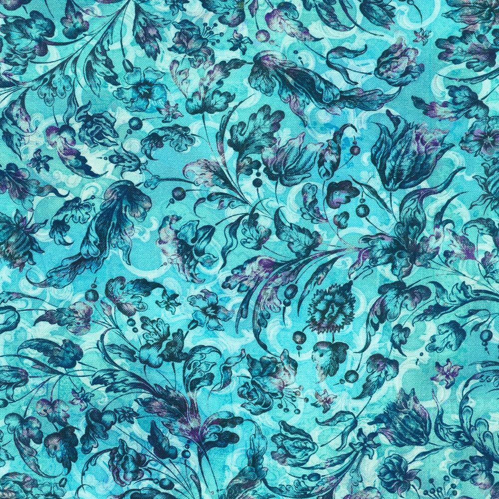 robert kaufman fabrics SRKD-23492-364 ASTRAL from Baroque Bloom