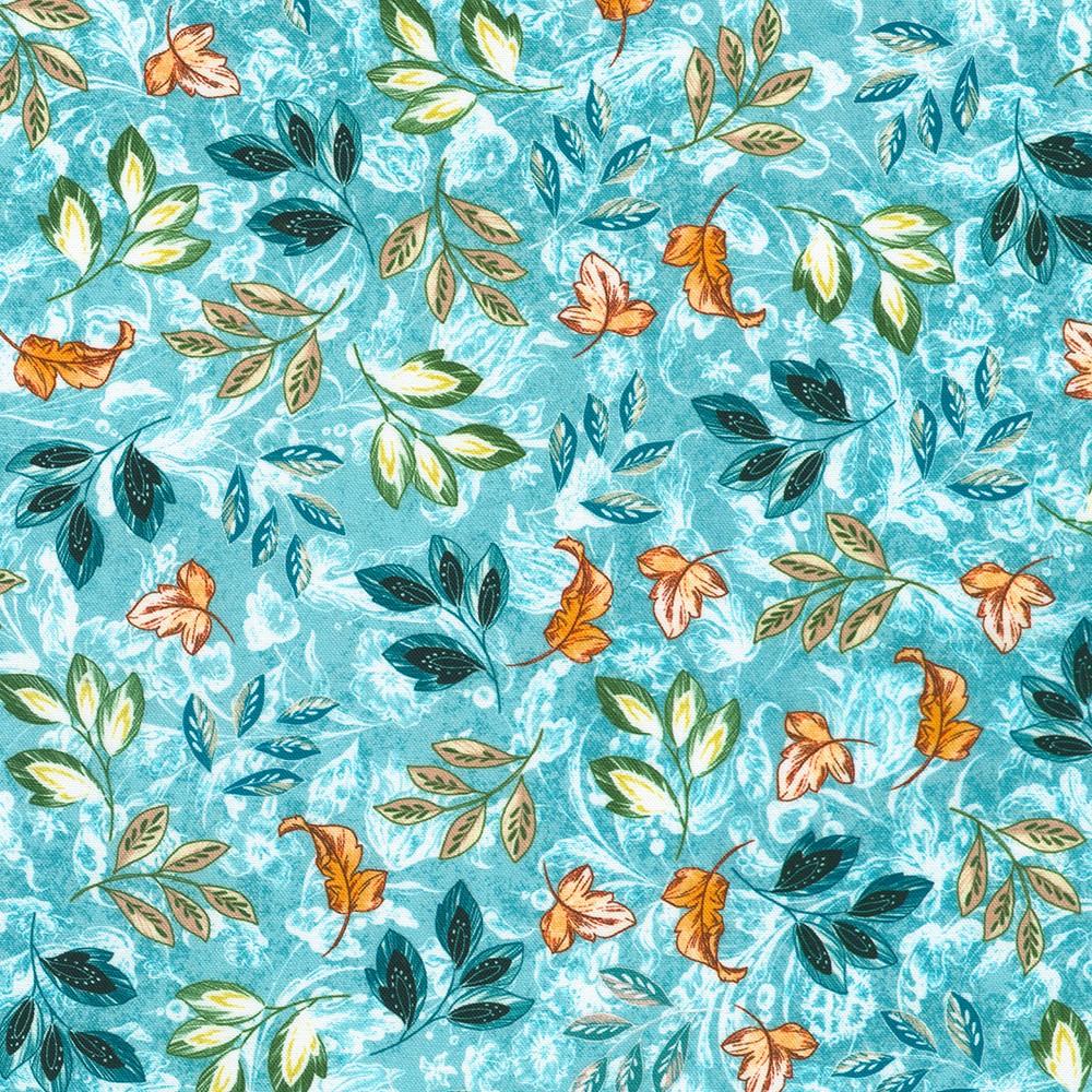 robert kaufman fabrics SRKD-23493-73 LAKE from Baroque Bloom