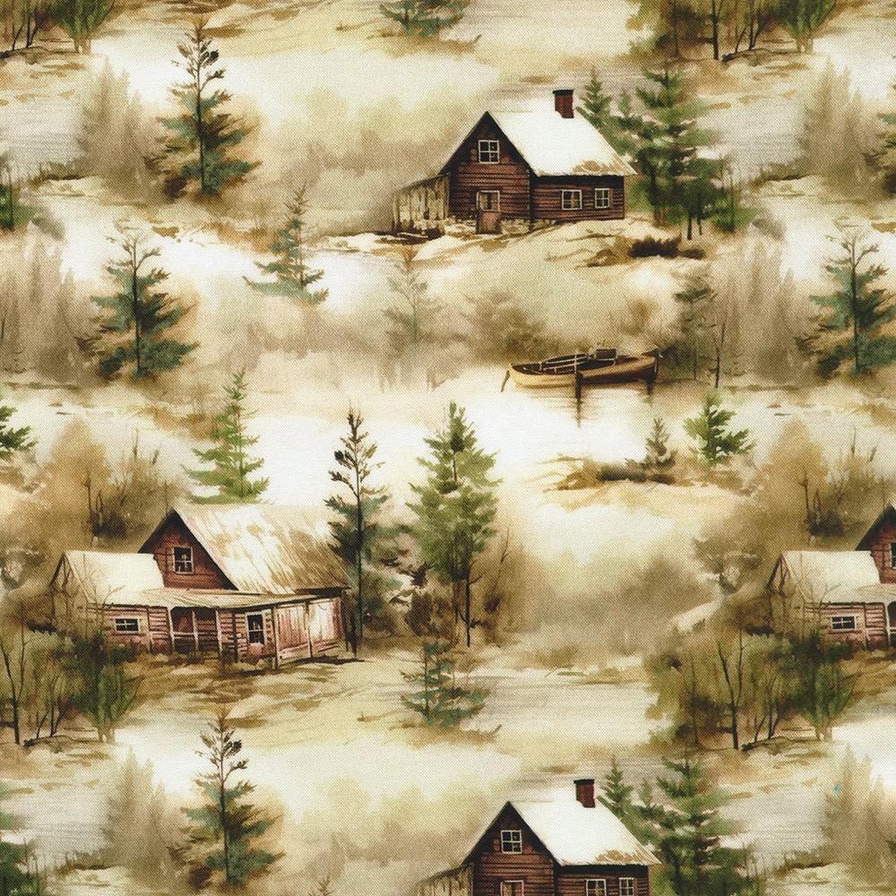 Robert Kaufman Fabrics SRKD-23638-378 CEDAR From Nature Retreat