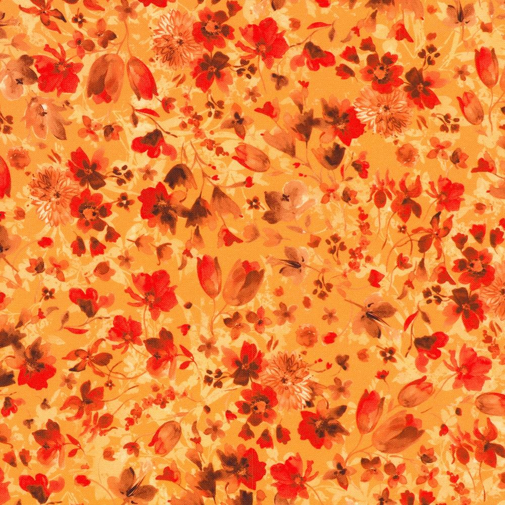 Robert Kaufman Fabrics SRKD-23711-179 RUST From Cider Blossom