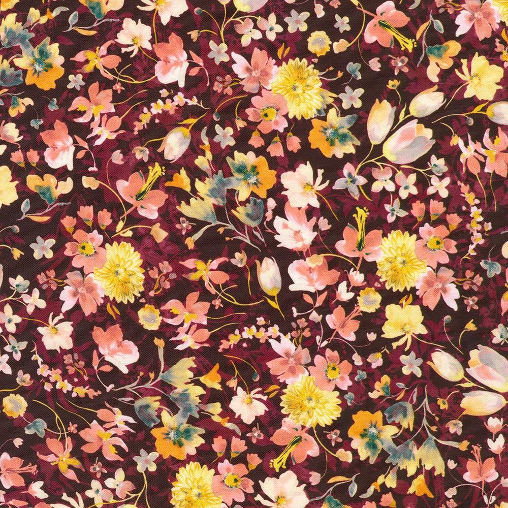 robert kaufman fabrics SRKD-23711-25 EGGPLANT from Cider Blossom