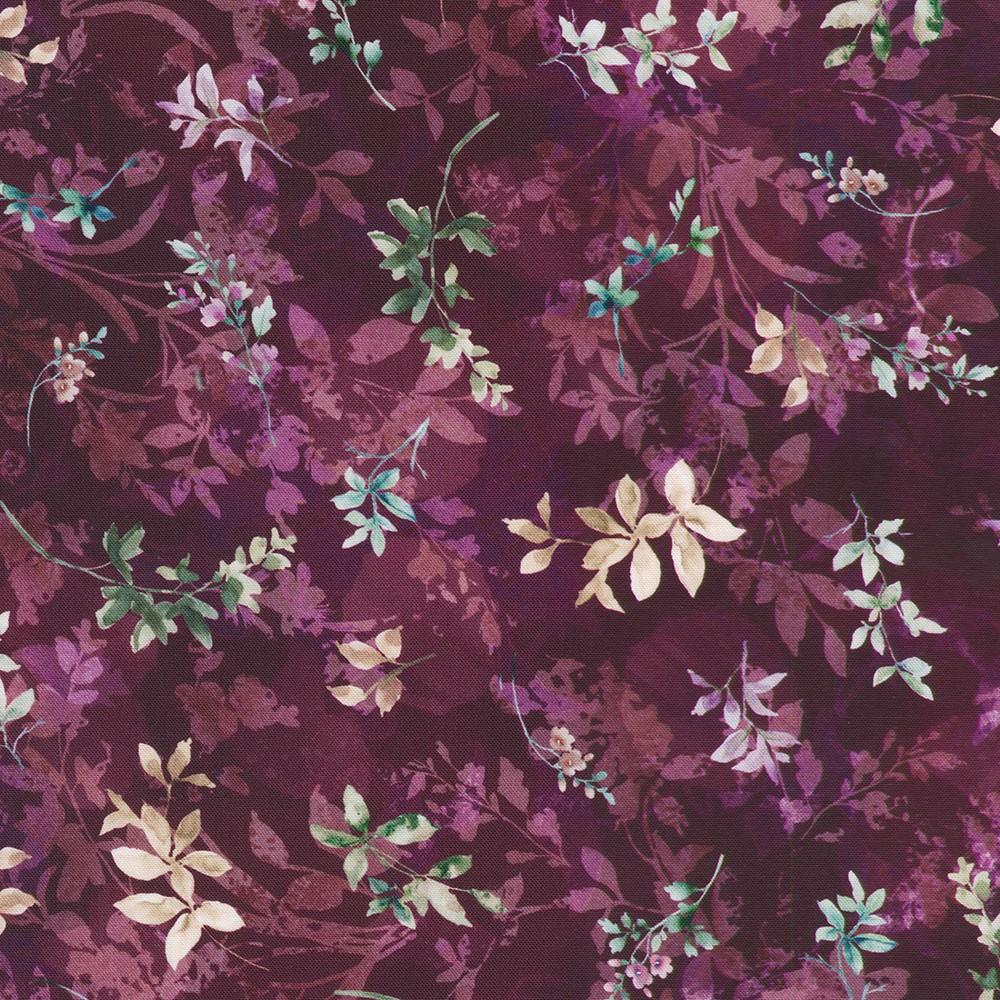 robert kaufman fabrics SRKD-23712-280 WINE from Cider Blossom