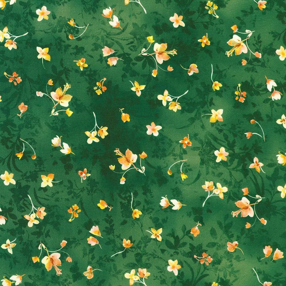 Robert Kaufman Fabrics SRKD-23714-374 SPRUCE From Cider Blossom