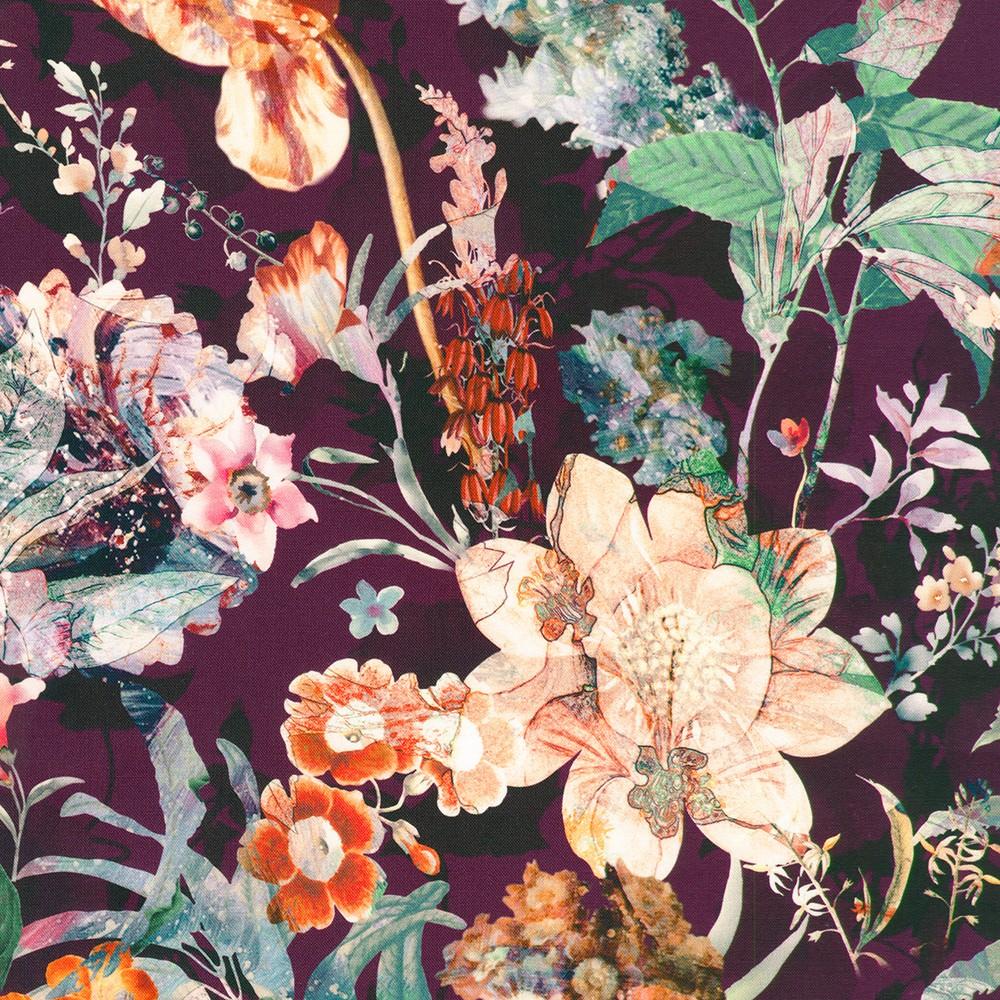 Robert Kaufman Fabrics SRKD-23715-280 WINE From Cider Blossom