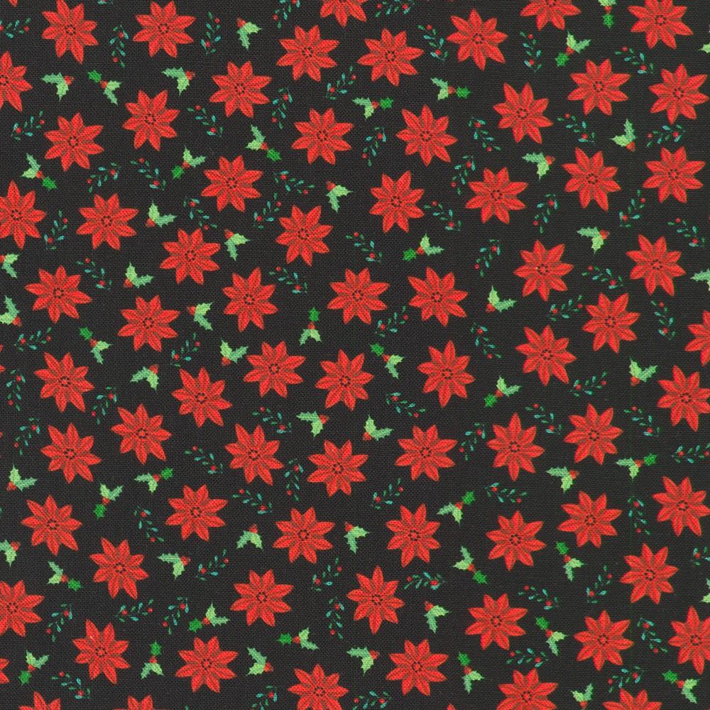 robert kaufman fabrics SRKD-23907-2 BLACK from Tiny Tidings