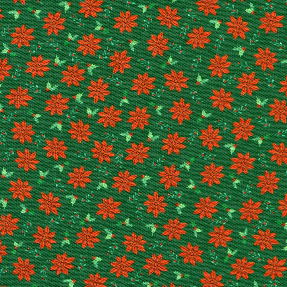 robert kaufman fabrics SRKD-23907-224 EVERGREEN from Tiny Tidings