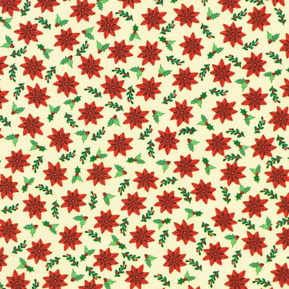 Robert Kaufman Fabrics SRKD-23907-84 CREAM From Tiny Tidings
