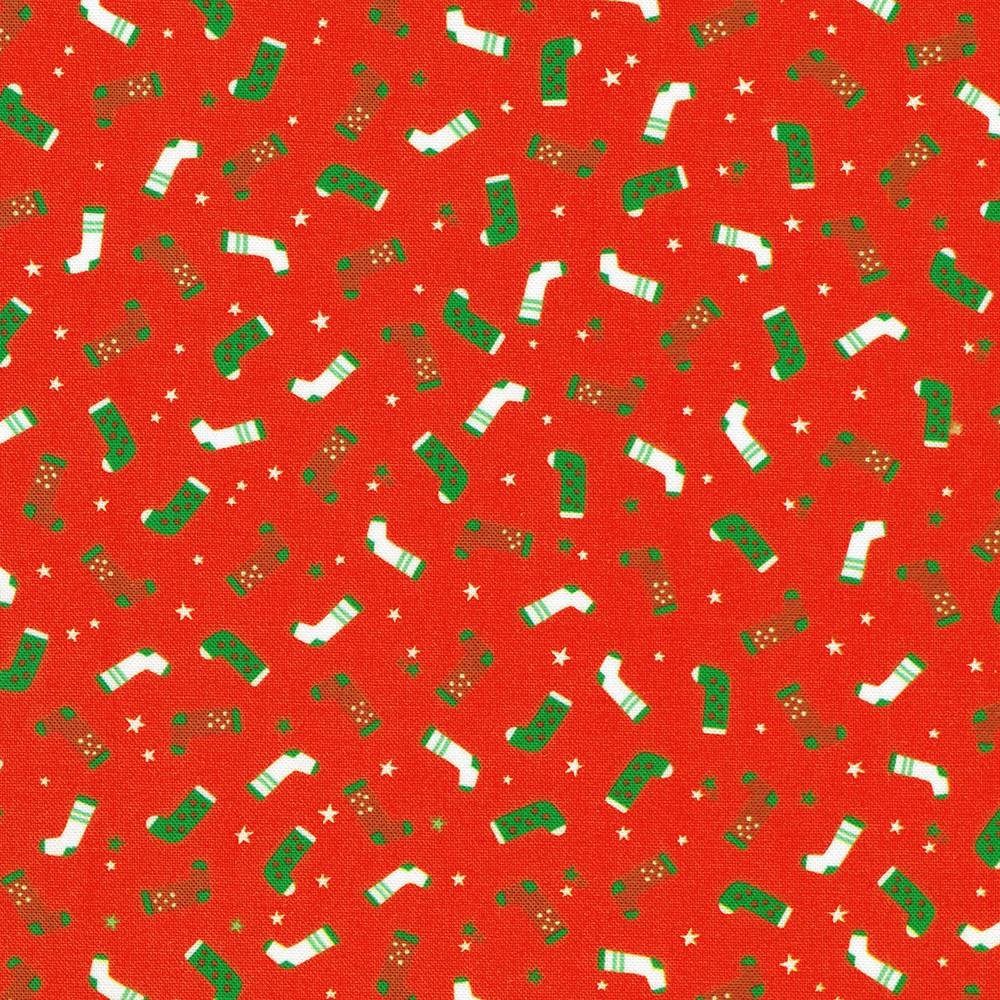 Robert Kaufman Fabrics SRKD-23908-105 GARNET From Tiny Tidings