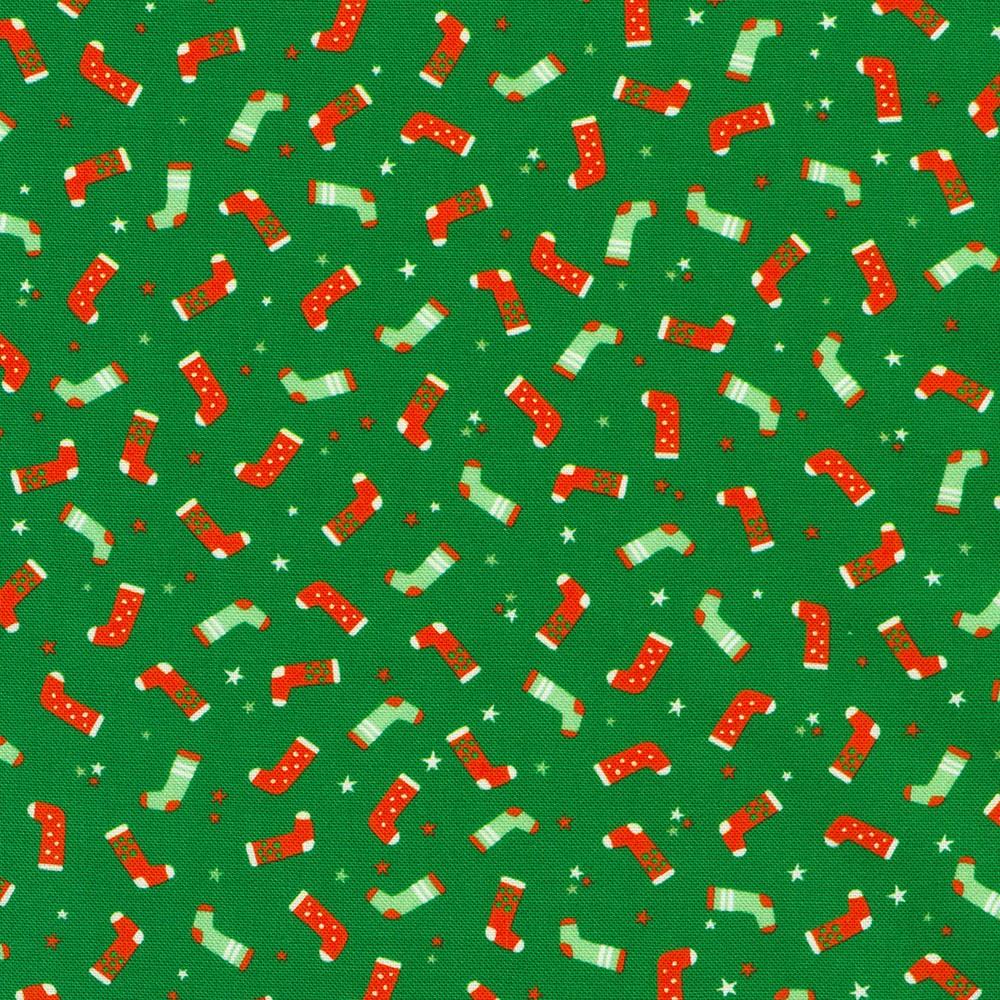 robert kaufman fabrics SRKD-23908-240 HOLLY from Tiny Tidings