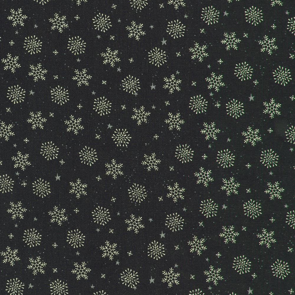 robert kaufman fabrics SRKD-23911-2 BLACK from Tiny Tidings