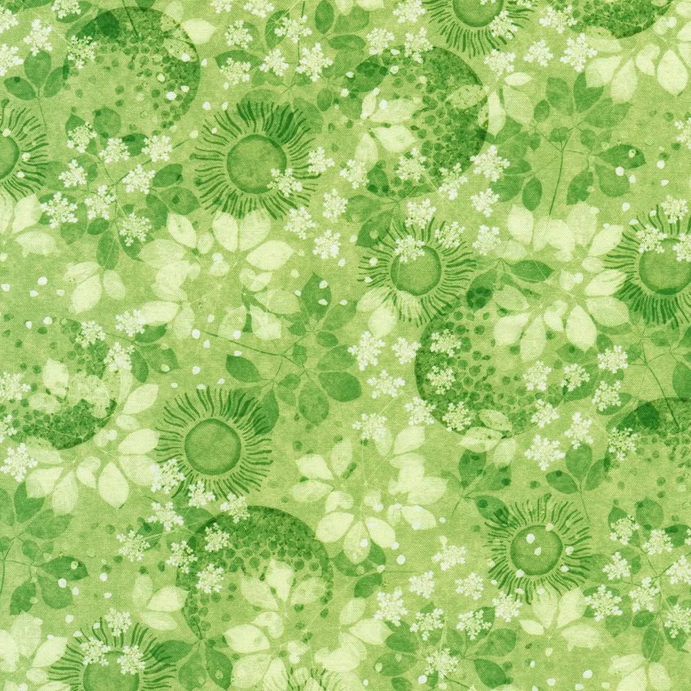 robert kaufman fabrics SRKD-23988-41 CELERY from Twilight Terrace