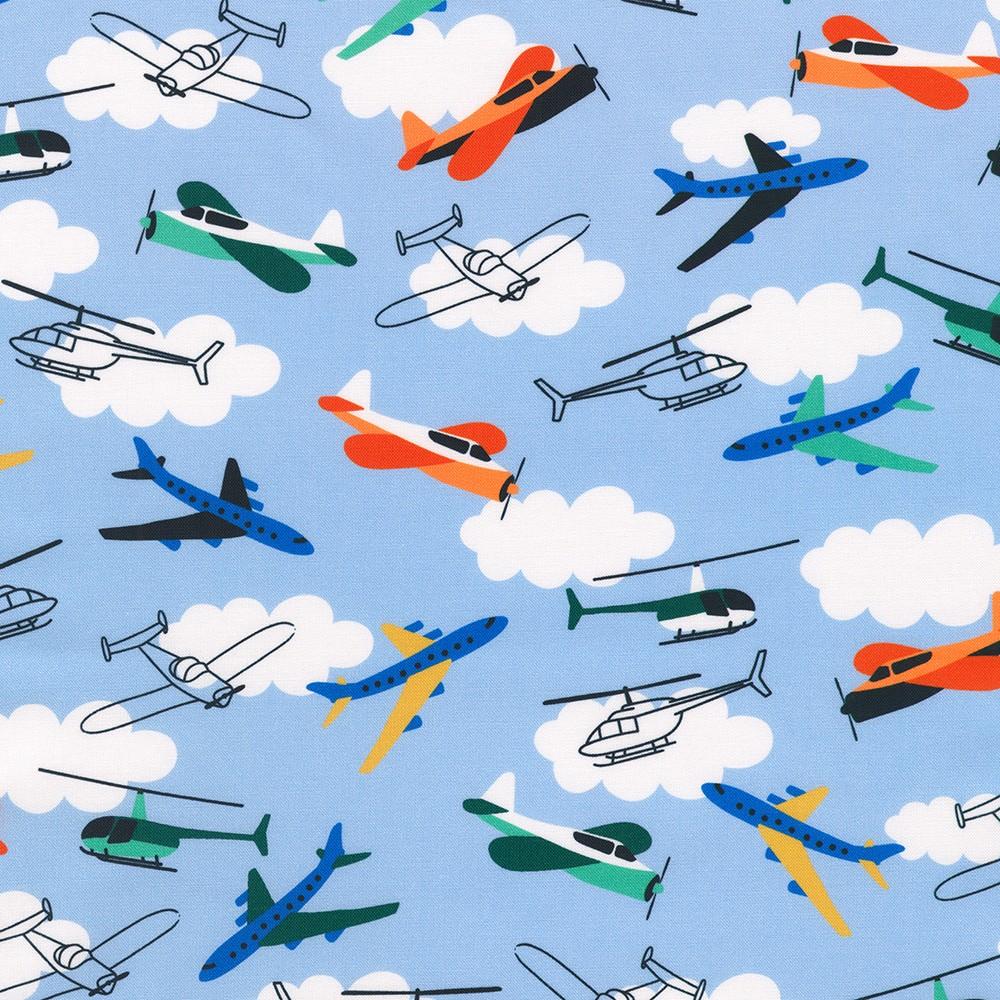 Robert Kaufman Fabrics SRKD-24037-63 SKY From Full Speed Ahead