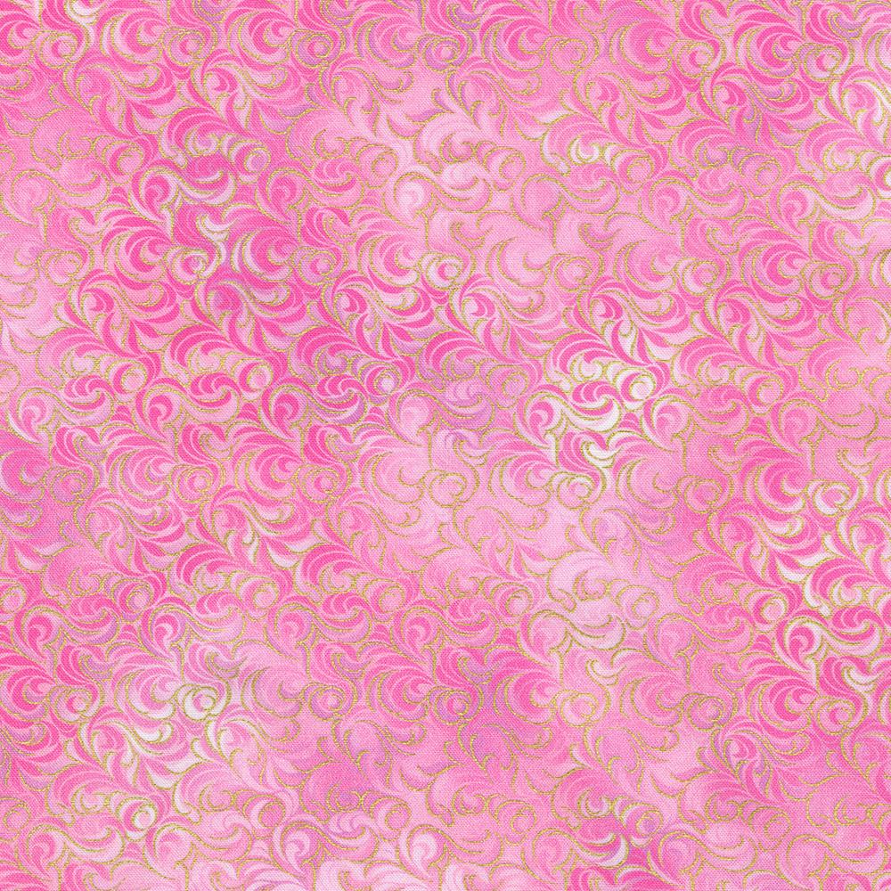 Robert Kaufman Fabrics SRKDM-23067-122 CAMELLIA From Mixed Metallics